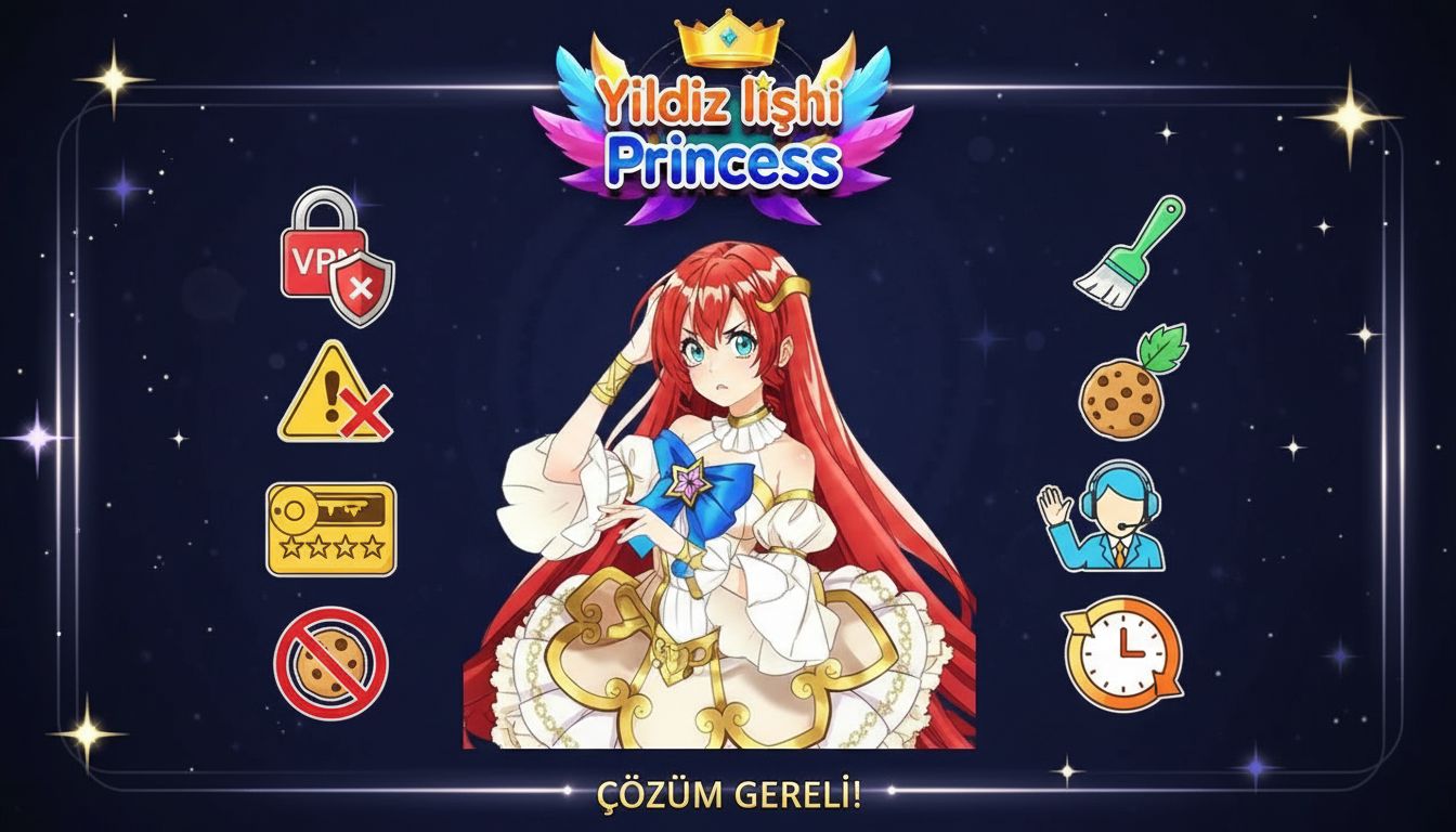 Giriş sorunları ve çözüm yolları simgeleriyle görsel